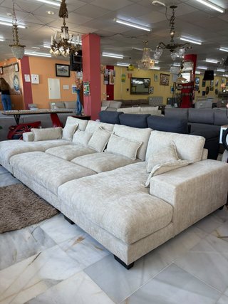 NUEVO SOFA RINCONERA DOBLE CHAISE LONGUE + PUFF