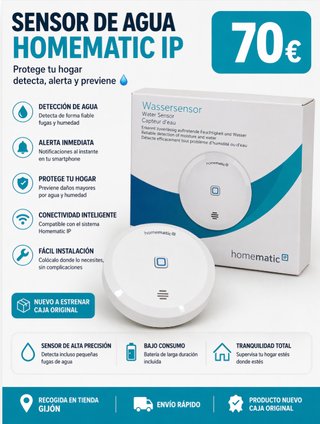 Sensor de Agua para Alarma fiable Mediante Sirena