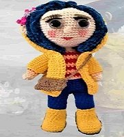 Muñeca Amigurumi Coraline