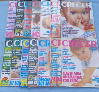 Lote de 10 Revistas Crecer Feliz