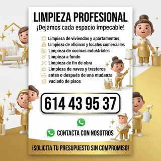 LIMPIEZA DE FIN DE OBRAS Y EN GENERAL