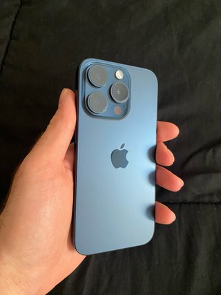 iPhone 15 Pro 128GB Titanio Azul + Caja Original