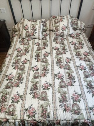 Edredón con Estampado Floral