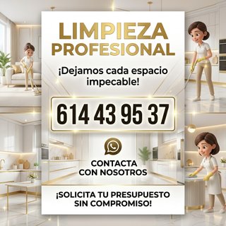 LIMPIEZA FIN DE OBRAS Y EN GENERAL