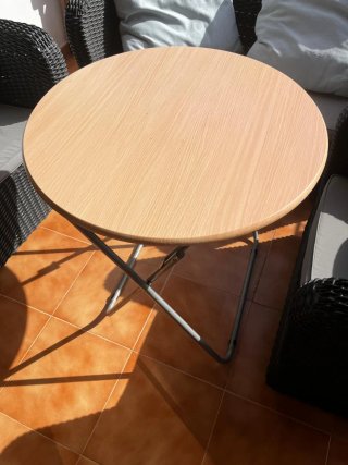 Mesa Redonda Plegable