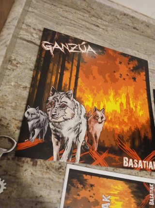 Vinilo LP Ganzúa - Basatiak splatter vinilo