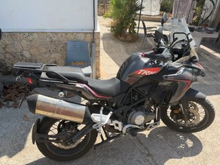 Benelli TRK Adventure Averiada, instalación