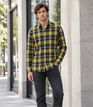 Camisa de cuadros El Ganso
