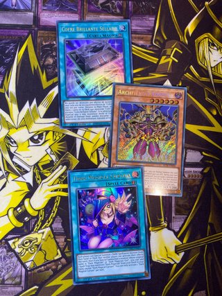 YUGIOH DECK - COFRE BRILLANTE + MAGO OSCURO