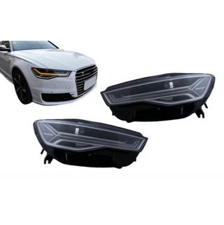 Faros Full Led para Audi A6 C7 2011-2018 Matrix De