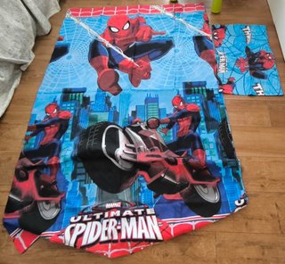 dormitorio completo de Spiderman. Funda nórdica,