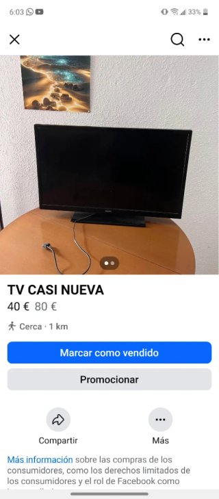 TV Philips 32 pulgadas