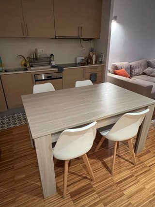Mesa de comedor extensible