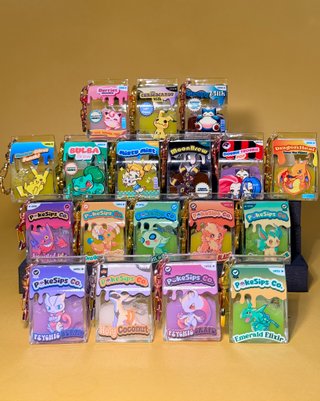 Llavero acrílico líquido Pokémon