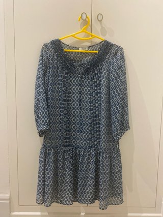 Vestido fluido Cortefiel estampado
