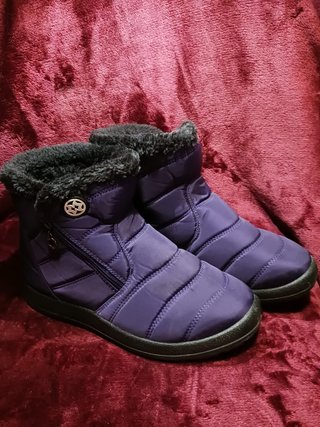 Botas de Nieve Moradas Talla 42