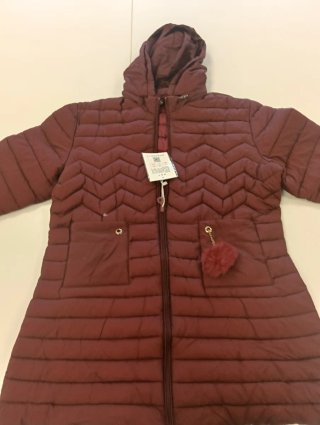 Chaqueta chaquetón mujer granate
