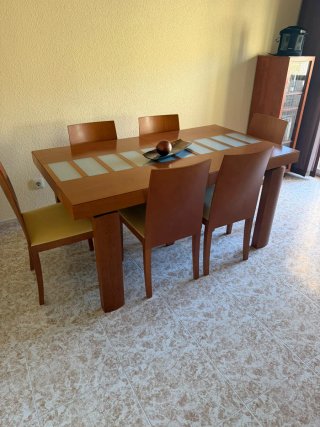 Mesa de Salón con 6 Sillas