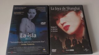 2 Películas DVD: La Isla y La Joya de Shanghái