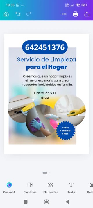 Limpieza a domicilio