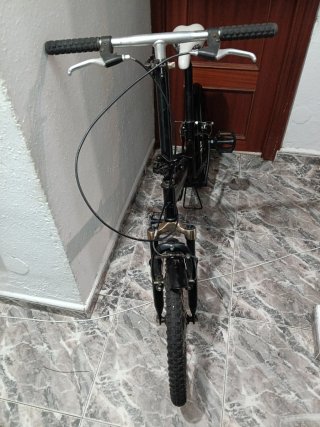 Bicicleta Plegable Negra