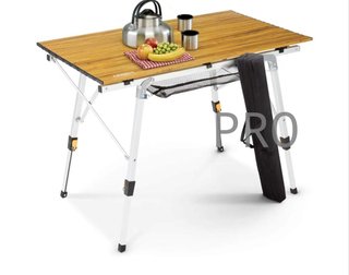 Arebos Mesa de Camping Plegable