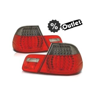 DW PILOTOS BMW E46 99-03 CABRIO LED ROJO AHUMADO LOOK M3 R14