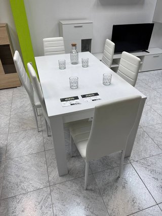 Pack Mesa Rectangular y 6 Sillas 169€