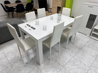 Mesa Comedor Rectangular + 6 Sillas 169€