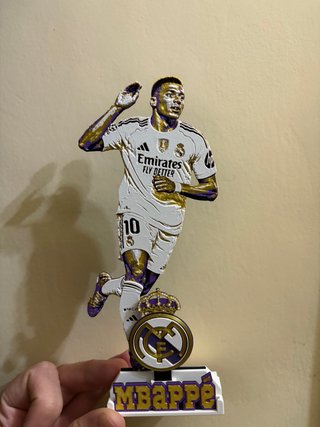 Figura 3D Mbappé Real Madrid