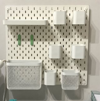 Panel perforado SKÅDIS IKEA blanco