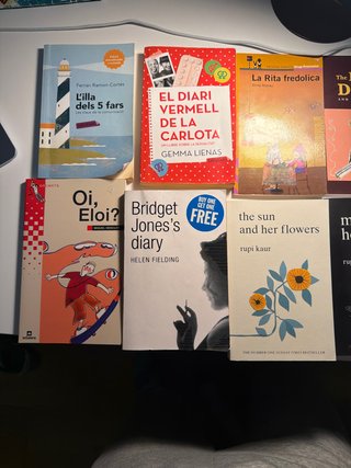Varios libros en catalan castellano y ingles