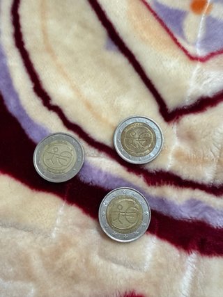 3 Monedas de 2 Euros Conmemorativas
