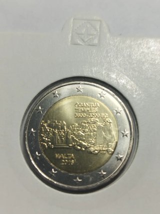 Moneda 2€ Malta 2016 Templos de Ġgantija
