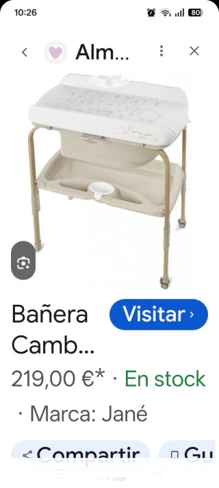 Bañera Cambiador Jané