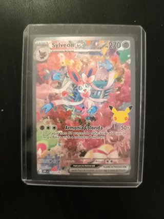 Carta Pokémon Sylveon EX 153. Español