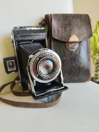 Cámara Analógica Vintage Kodak de Fuelle