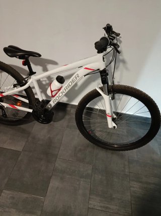 Bicicleta Infantil Rockrider Blanca