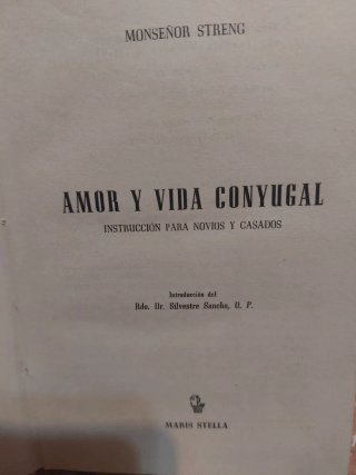 Libro amor y vida conyugal 1948