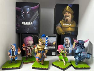 Set de 4 Figuras Coleccionables Clash Royale