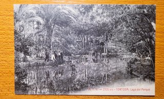 Postal Antigua Tortosa - Lago del Parque