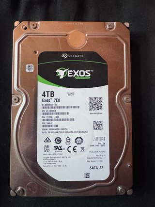 Disco Duro Seagate Exos Enterprise 4TB