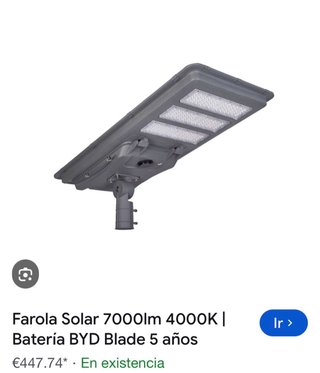 Farola Solar LED 66W