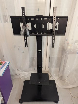 Soporte de TV de Suelo con Ruedas