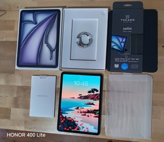 iPad Apple Air 11'' M4 256GB WiFi, funda y seguro.