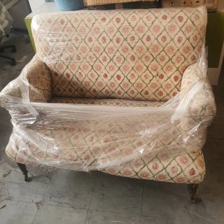 Sillón de 2 plazas estampado