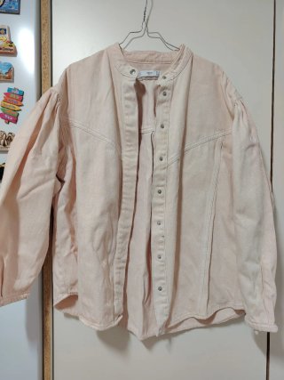 Cazadora Mango Rosa Claro