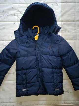 Cazadora Azul con Capucha para Niño