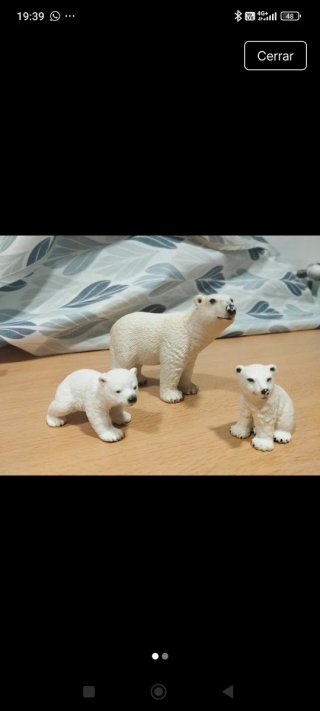 Set de 3 Figuras de Osos Polares.Schleich.