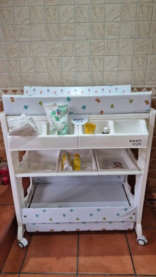 Bañera y Cambiador para Bebé
